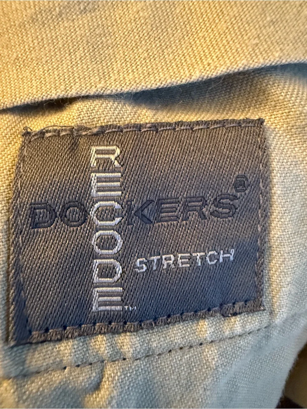 VTG Dockers Irish Linen Pants Mens 34x32 Olive Green Pleated Cuffed Beach Preppy
